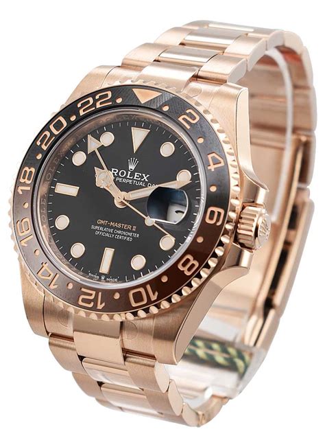 rolex gmt or rose acier